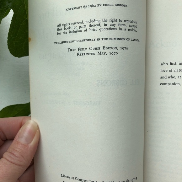 Stalking The Wild Asparagus: Field Guide Edition, by Euell Gibbons, 1970 reprint - Picture 13 of 17